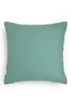 Shop_Onset Homes_Green 86% Linen Lahar Thread Hand Embroidered Cushion Cover - Set Of 2 _at_Aza_Fashions