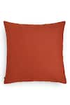 Shop_Onset Homes_Orange Front 55% Linen Nagari Architectural Print Cushion Cover - Set Of 2 _at_Aza_Fashions