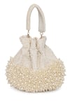 Buy_Beau Monde_Ivory Embroidery Noor Hand Potli _at_Aza_Fashions