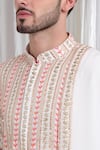 Buy_Aham-Vayam_Ivory Cotton Embroidered Linear Floral Jalsa Kurta Patiala Set 