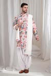 Buy_Aham-Vayam_Multi Color Cotton Embroidered Abstract Mrignayani Kurta Patiala Set _at_Aza_Fashions