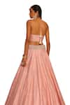 Shop_Sheetal Batra_Pink Lehenga And Blouse Raw Silk Embroidery Kirandori Halter Neck Humeyra Set 