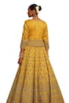 Buy_Sheetal Batra_Yellow Lehenga And Blouse Raw Silk Embroidery Noorali Floral Butti Bridal Set 