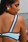 Buy_Shop Nirvanaa_Blue Recycled Italian Fabric Sweetheart Blake Contrast Hem Monokini _Online_at_Aza_Fashions