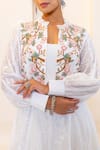 Buy_Shruti Sancheti_White Habotai Embroidered Floral Jacket Open Motif With Maxi Dress _Online_at_Aza_Fashions