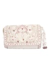 Buy_Lovetobag_Ivory Pearls Embroidered Clutch Bag _at_Aza_Fashions