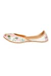 Buy_House Of Kosha_Multi Color Beads Gul Bagh Embroidered Juttis _Online_at_Aza_Fashions