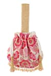 Shop_A Clutch Story_Pink Sequin Rosy Dream Floral Embroidered Potli _at_Aza_Fashions