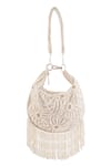 Shop_A Clutch Story_White Pearl Moonlit Floral Embroidered Purse _at_Aza_Fashions