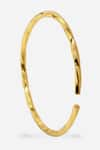 Shop_Dugran By Dugristyle_Gold Plated Dinar Round Shaped Bracelet _Online_at_Aza_Fashions