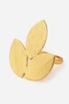 Shop_Dugran By Dugristyle_Gold Plated Iqbal Floral Shaped Ring _Online_at_Aza_Fashions