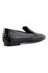 Buy_Vanilla Moon_Black Textured Cheryl Dress Loafers _Online_at_Aza_Fashions