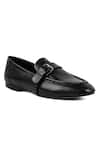 Buy_Vanilla Moon_Black Plain Colleen Buckle Flats _at_Aza_Fashions