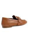 Buy_Vanilla Moon_Brown Plain Colleen Buckle Flats _Online_at_Aza_Fashions