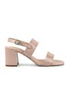 Vanilla Moon_Beige Plain Delora Block Heels _Online_at_Aza_Fashions