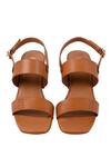 Shop_Vanilla Moon_Brown Plain Delora Strap Heels _at_Aza_Fashions