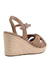 Buy_Vanilla Moon_Beige Nyela Knotted Wedges _Online_at_Aza_Fashions