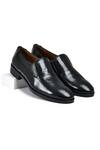 Buy_Wednesday Lifestyle_Black Textured Nikola Coco Dad Loafers _at_Aza_Fashions