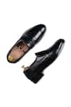 Shop_Wednesday Lifestyle_Black Textured Nikola Coco Dad Loafers _at_Aza_Fashions