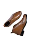 Shop_Wednesday Lifestyle_Brown Plain Philip Leather Chukka Boots _at_Aza_Fashions