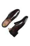 Shop_Wednesday Lifestyle_Brown Plain Roy Leather High-shine Loafers _at_Aza_Fashions