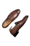 Shop_Wednesday Lifestyle_Brown Plain Roy Leather Loafers _at_Aza_Fashions