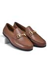 Buy_Wednesday Lifestyle_Brown Embellished Steve Moccasin _at_Aza_Fashions