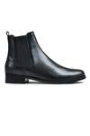 Wednesday Lifestyle_Black Plain Wade Leather Chelsea Boots _Online_at_Aza_Fashions