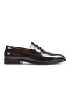 Wednesday Lifestyle_Brown Arnold Brushoff Leather Penny Loafers _Online_at_Aza_Fashions