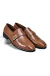 Buy_Wednesday Lifestyle_Brown Harvey Croc Leather Loafers _at_Aza_Fashions