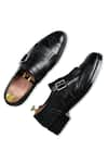 Shop_Wednesday Lifestyle_Black Issac Single Monk Kiltie Loafers _at_Aza_Fashions