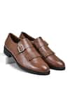 Buy_Wednesday Lifestyle_Brown Issac Single Monk Kiltie Loafers _at_Aza_Fashions