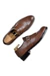 Shop_Wednesday Lifestyle_Brown Issac Single Monk Kiltie Loafers _at_Aza_Fashions