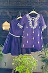 Rage Attire-Sweta Saria_Purple Bamberg Silk Embroidered Pearl Kurta And Sharara Set _at_Aza_Fashions