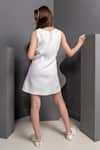 Shop_Hoity Moppet_White Luxury Crepe Embellished Stone Lies Work Dress _at_Aza_Fashions