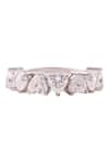 Shop_Prata_White Crystals Heart Shape Half Eternity Ring _at_Aza_Fashions
