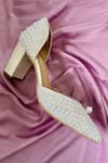 Shop_Ciel_White Pearl The Snow Embellished Heels _at_Aza_Fashions