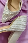 Ciel_White Pearl The Snow Embellished Heels _at_Aza_Fashions