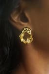 Buy_Bblingg_Gold Plated Textured Mini Studs _at_Aza_Fashions