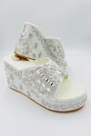 Shop_Rajasthani Stuff_White Zardozi Omana Embroidered Wedges _at_Aza_Fashions