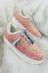 Buy_Rajasthani Stuff_Pink Zardozi Argala Embroidered Sneaker Wedges _at_Aza_Fashions