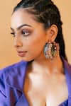 Buy_Krutiarts_Multi Color Diamonds Haltino Tha Embellished Earrings _at_Aza_Fashions