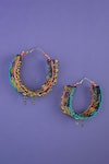 Buy_Krutiarts_Multi Color Diamonds Haltino Tha Embellished Earrings 