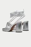 Oroh_Silver Faenza Strappy Heels _at_Aza_Fashions