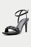 OROH_Black Tarquinia Braided Strap Heels _Online_at_Aza_Fashions