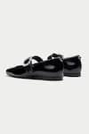 Shop Oroh Black Nerja Buckle Strap Ballerina Flats Online at Aza Fashions Shop_Oroh_Black Nerja Buckle Strap Ballerina Flats _Online_at_Aza_Fashions