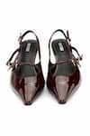 Shop_Oroh_Burgundy Strappy Kitten Heels _at_Aza_Fashions