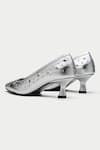 Shop_OROH_Silver Eyelets Piombino Stud Embellished Pumps _Online_at_Aza_Fashions