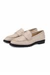 Buy_OROH_Off White Mantova Stud Embellished Loafers _at_Aza_Fashions