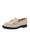 Buy_OROH_Off White Mantova Stud Embellished Loafers _Online_at_Aza_Fashions